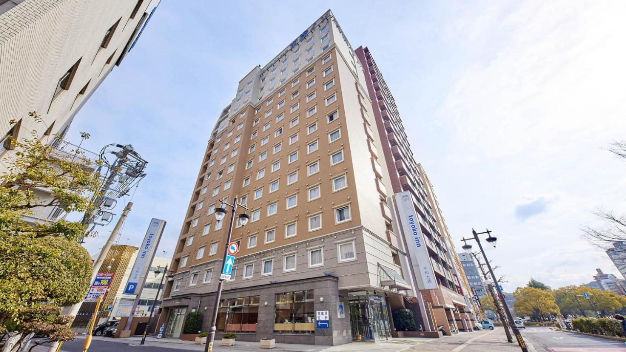 Toyoko Inn Hiroshima Heiwa-Odori Exterior foto